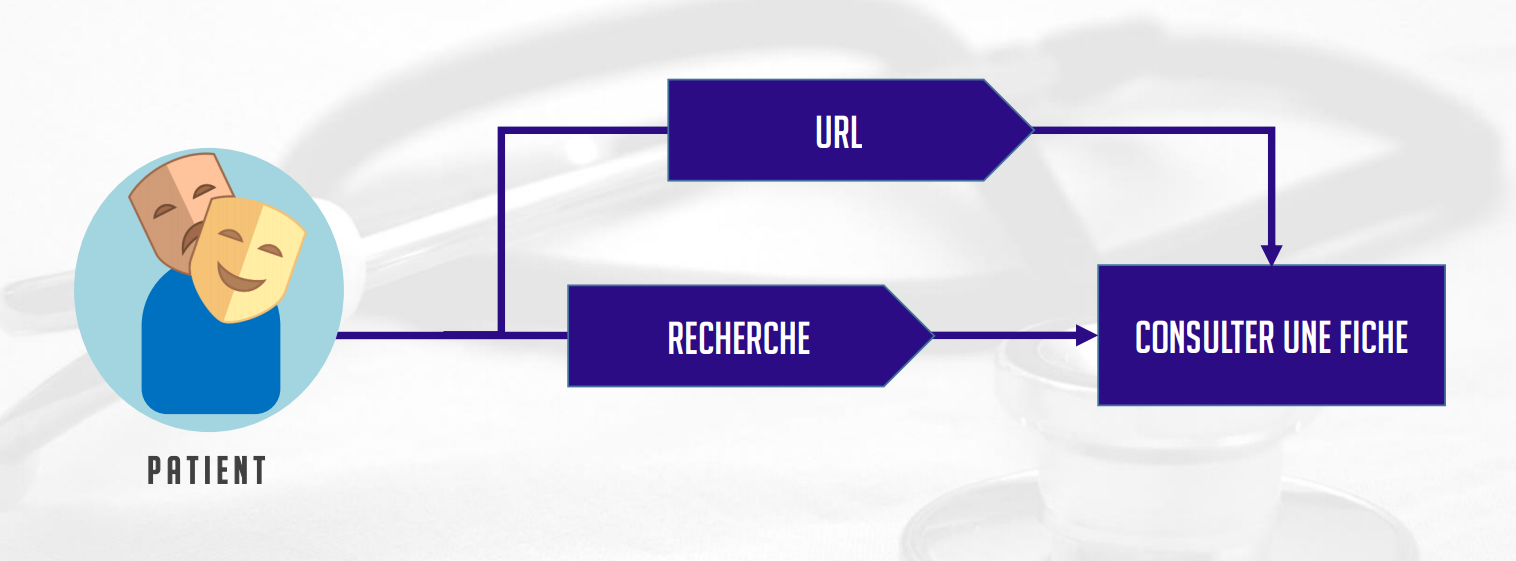 Cas d'utilisation de l'application web de Doctors' Papers